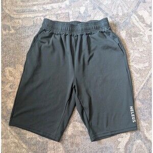 Neleus Men M Shorts Gray Athletic Running Pockets Elastic Drawstring Waist
